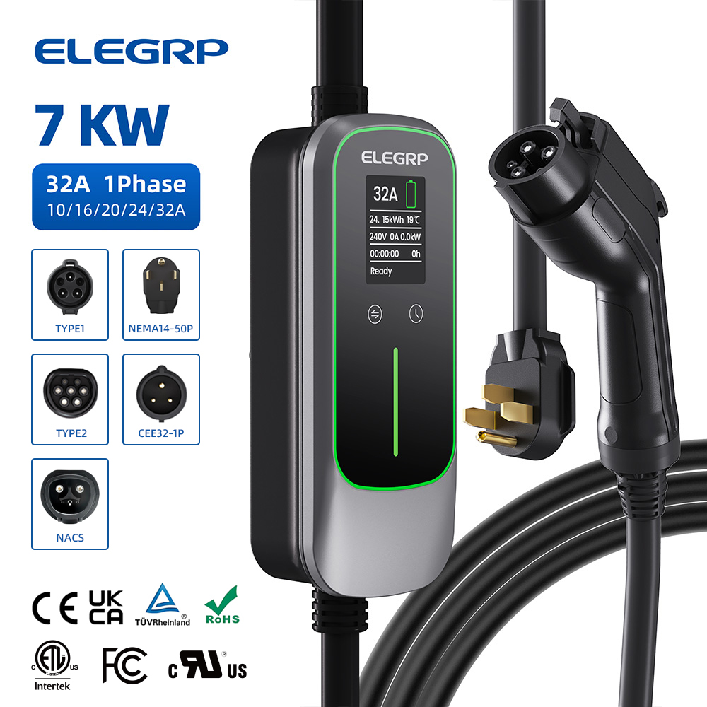 ELEGRP 32 Amp Portable Electri - Portable Ev Charger review and price