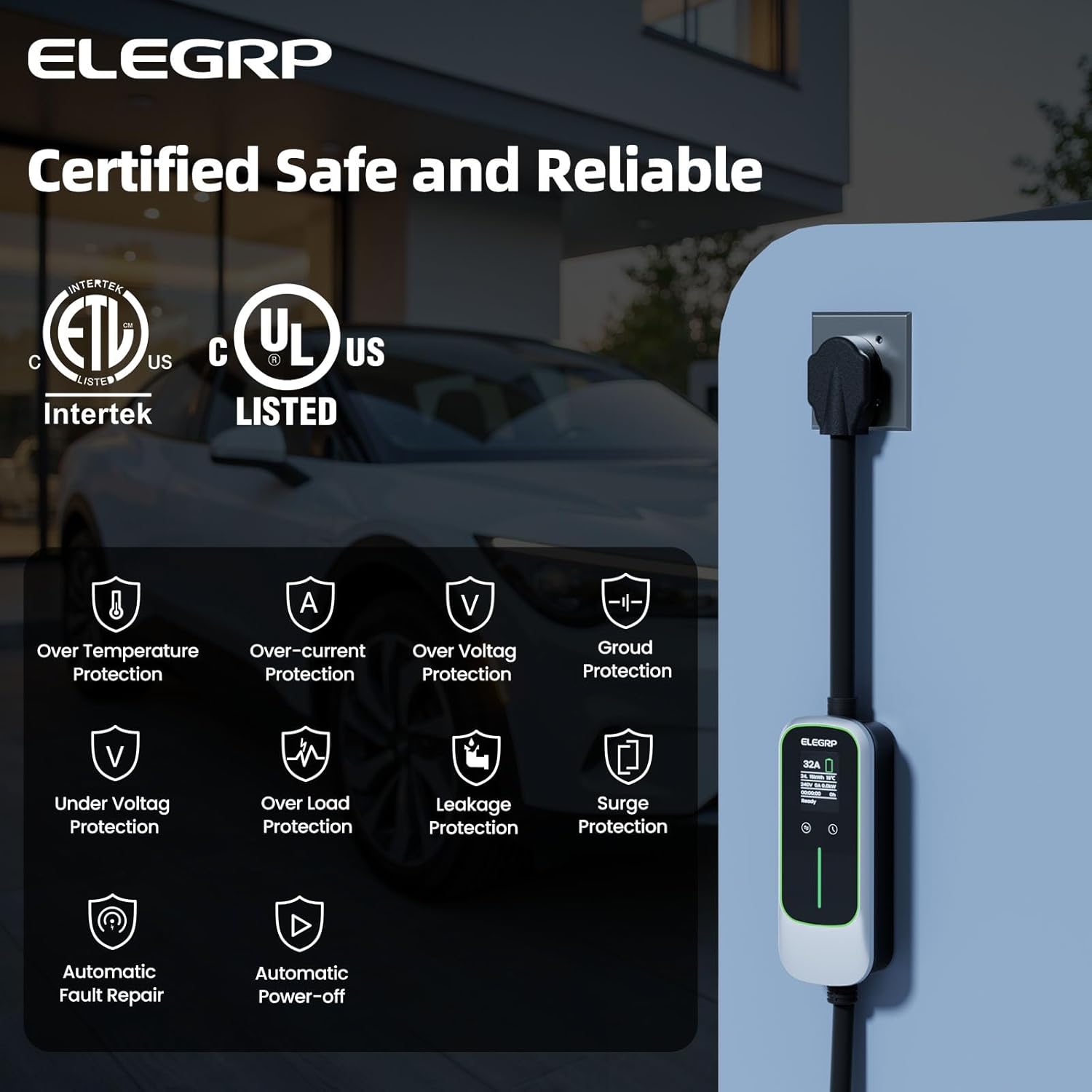 ELEGRP 32 Amp Portable Electri - Portable Ev Charger review and price