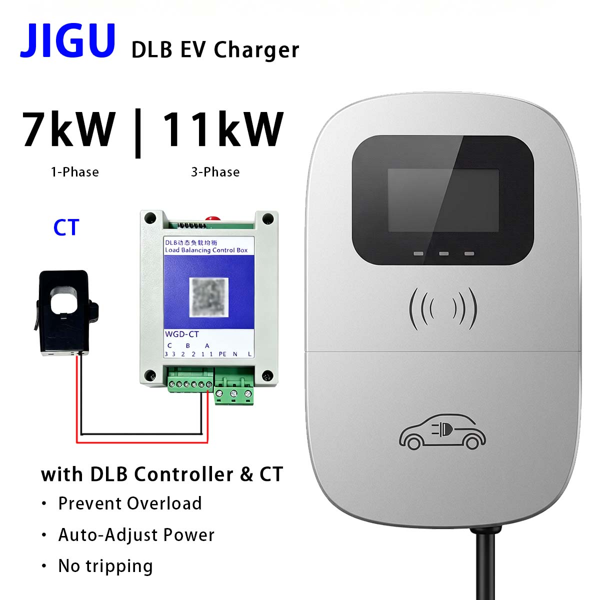 JIGU Dynamic Load Balancing EV - Wallbox Ev review and price
