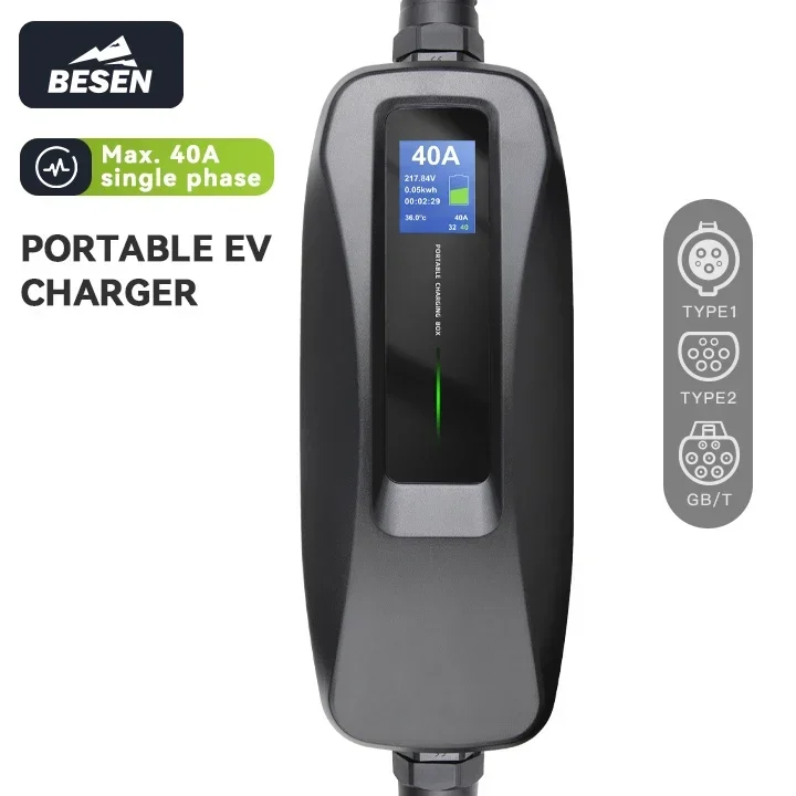 BESEN 8.8kW Portable Type 1 EV - Portable Ev Charger review and price