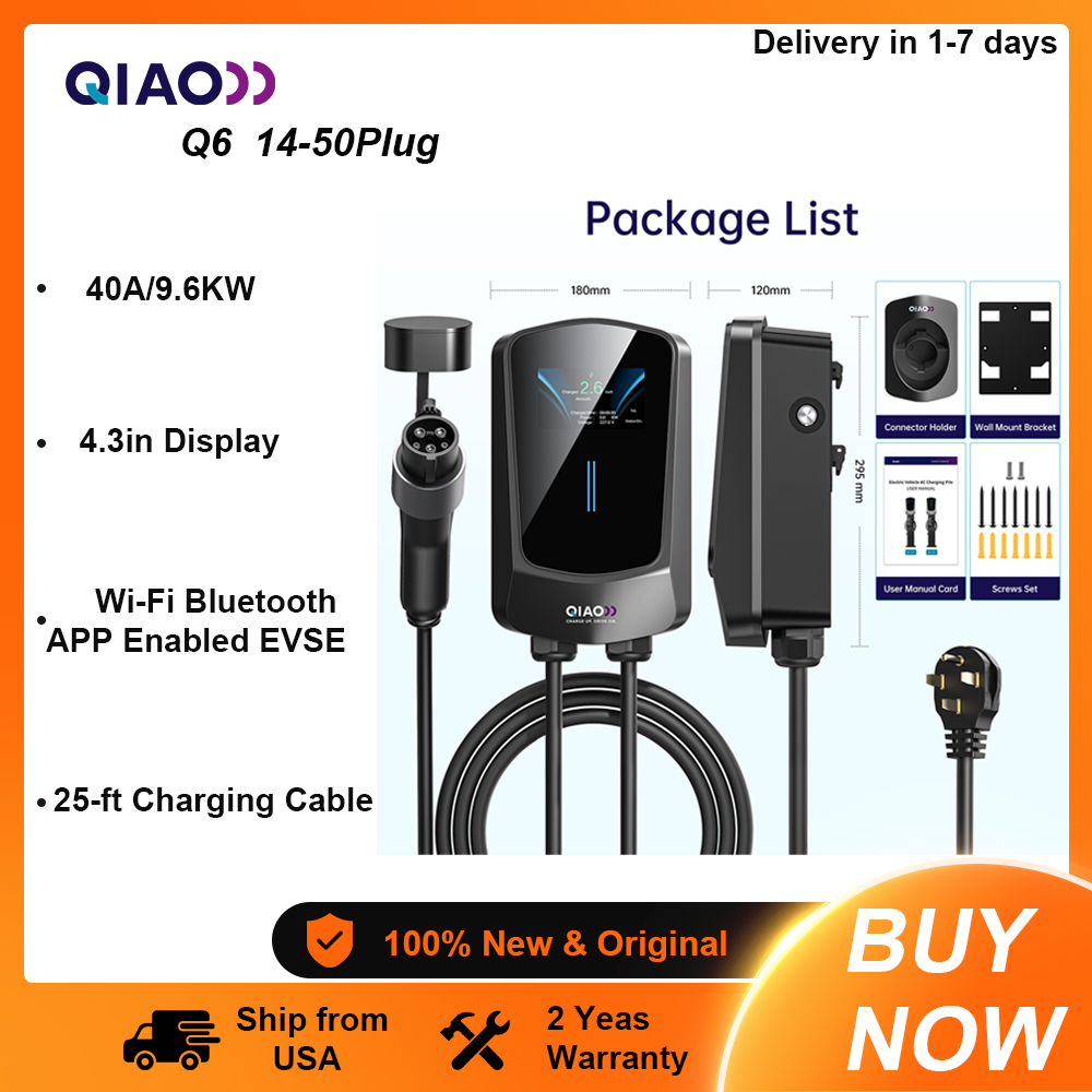 QIAO Level 2 Electric Vehicle  - Portable Ev Charger review and price