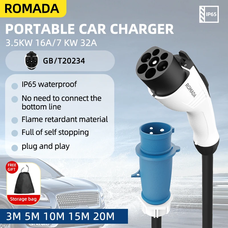 For Electric Vehicle 7KW 32A E - Ev Charger Adapter review and price